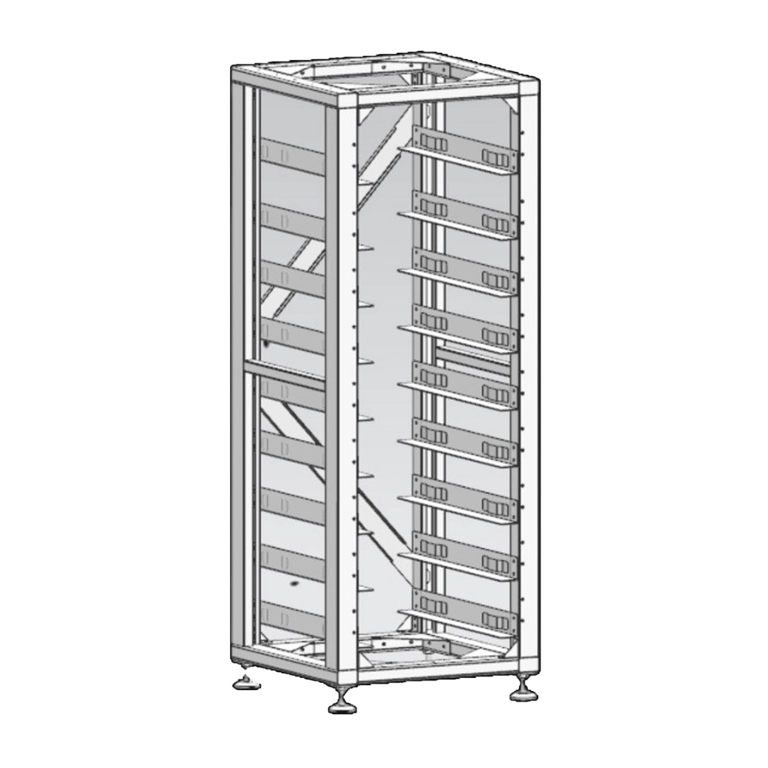DEYE 3U-LRACK - 9 - Standard 19 inci