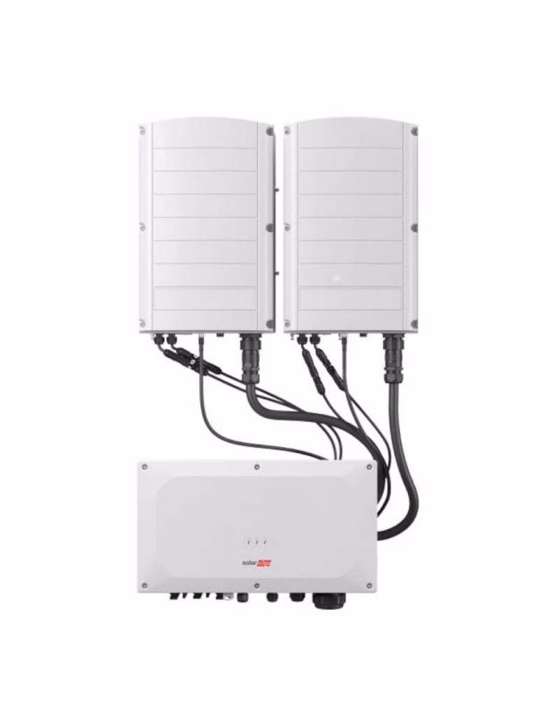 Invertoare SOLAR EDGE SE66.6K - RW00IBNM4 + 2 unități auxiliare SESUK-RW00INNN4