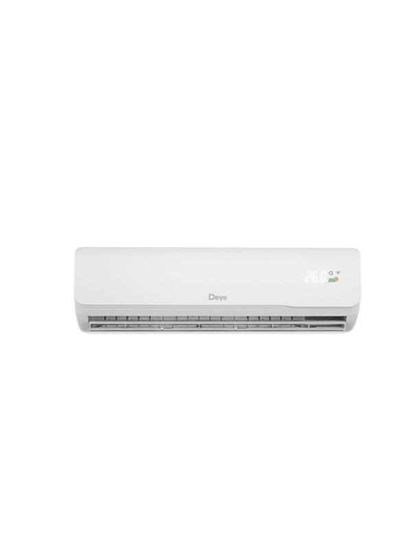 DEYE DWGA21-ACDCBLW-12KR2(EU) 3,5 kW CA/CC (conectat/neconectat la rețea) climatizor solar invertor DC R32 mono split tip perete unitate interior + exterior răcire și încălzire