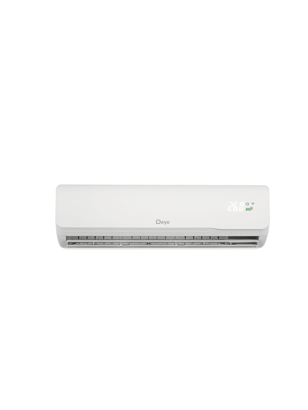 DEYE DWGA21-ACDCBLW-12KR2(EU) 3,5 kW CA/CC (conectat/neconectat la rețea) climatizor solar invertor DC R32 mono split tip perete unitate interior + exterior răcire și încălzire